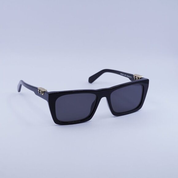 Off-White OERI13E ALBANY 1007 Sunglasses - Black Square Frame, Grey Lenses main image 9